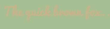 Image with Font Color CAB388 and Background Color A7BF93